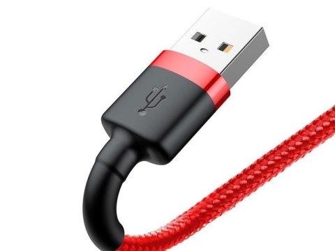 Baseus Kabel 3m Baseus Cafule USB Lightning do iPhone iPad iPod 2A Czerwony Baseus Kabel 3m Baseus Cafule USB Lightning do iPhone iPad iPod 2A Czerwony