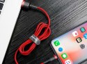 Baseus Kabel 3m Baseus Cafule USB Lightning do iPhone iPad iPod 2A Czerwony