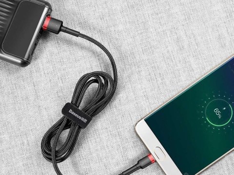 Baseus Kabel 3m Baseus Cafule wytrzymały przewód nylon micro USB 2A Czerwony Baseus Kabel 3m Baseus Cafule wytrzymały przewód nylon micro USB 2A Czerwony
