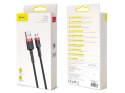 Baseus Kabel 3m Baseus Cafule wytrzymały przewód nylon micro USB 2A Czerwony