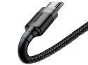 Baseus Kabel 3m Baseus Cafule wytrzymały przewód nylon micro USB 2A Szary