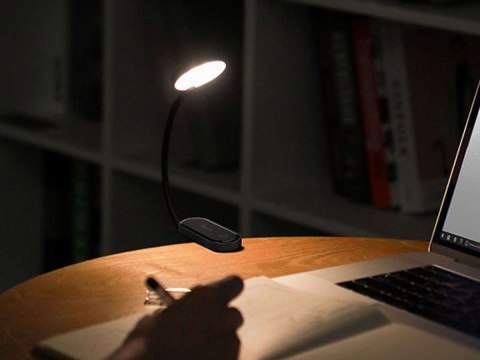 Baseus Lampka biurkowa nocna LED Baseus bezprzewodowa z klipsem szara Baseus Lampka biurkowa nocna LED Baseus bezprzewodowa z klipsem szara