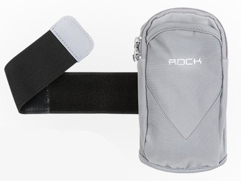 Rock Rock saszetka opaska sportowa do biegania na ramię armband Szara Rock Rock saszetka opaska sportowa do biegania na ramię armband Szara
