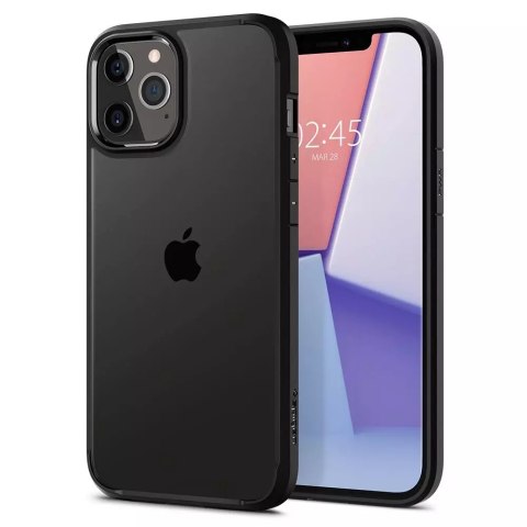 Spigen Etui Spigen Ultra Hybrid do Apple iPhone 12/ 12 Pro 6.1 Matte Black Spigen Etui Spigen Ultra Hybrid do Apple iPhone 12/ 12 Pro 6.1 Matte Black