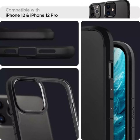 Spigen Etui Spigen Ultra Hybrid do Apple iPhone 12/ 12 Pro 6.1 Matte Black Spigen Etui Spigen Ultra Hybrid do Apple iPhone 12/ 12 Pro 6.1 Matte Black