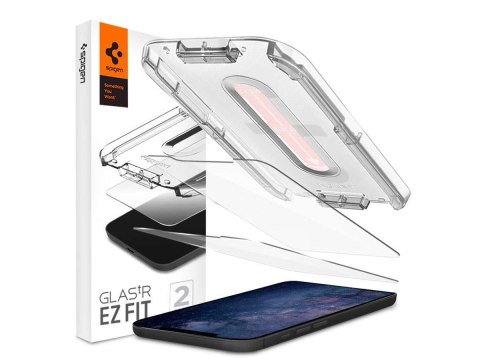 Spigen Szkło hartowane x2 do etui Spigen Glas.TR EZ Fit do iPhone 12/ 12 Pro Spigen Szkło hartowane x2 do etui Spigen Glas.TR EZ Fit do iPhone 12/ 12 Pro