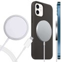 Alogy Ładowarka indukcyjna do iPhone 12/13/14/15/16 PRO / MAX/ MINI/ ULTRA Alogy do MagSafe bezprzewodowa 20W Biała