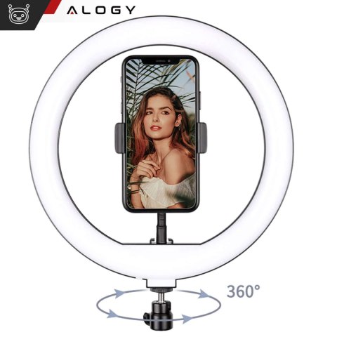 Alogy Lampa pierścieniowa fotograficzna Alogy Ring A33 do zdjęć makijażu Alogy Lampa pierścieniowa fotograficzna Alogy Ring A33 do zdjęć makijażu