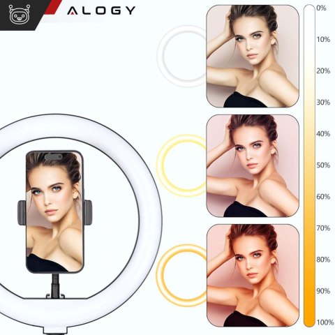 Alogy Lampa pierścieniowa fotograficzna Alogy Ring A33 do zdjęć makijażu Alogy Lampa pierścieniowa fotograficzna Alogy Ring A33 do zdjęć makijażu