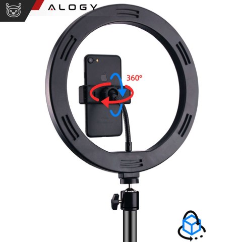 Alogy Lampa pierścieniowa fotograficzna Alogy Ring A33 do zdjęć makijażu Alogy Lampa pierścieniowa fotograficzna Alogy Ring A33 do zdjęć makijażu