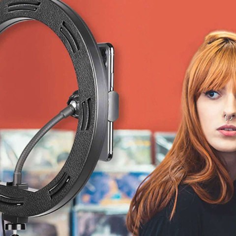 Alogy Lampa pierścieniowa fotograficzna Alogy Ring A33 do zdjęć makijażu Alogy Lampa pierścieniowa fotograficzna Alogy Ring A33 do zdjęć makijażu