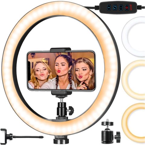 Alogy Lampa pierścieniowa fotograficzna Alogy Ring A33 do zdjęć makijażu Alogy Lampa pierścieniowa fotograficzna Alogy Ring A33 do zdjęć makijażu