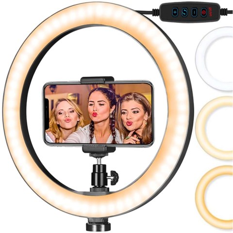 Alogy Lampa pierścieniowa fotograficzna Alogy Ring A33 do zdjęć makijażu Alogy Lampa pierścieniowa fotograficzna Alogy Ring A33 do zdjęć makijażu