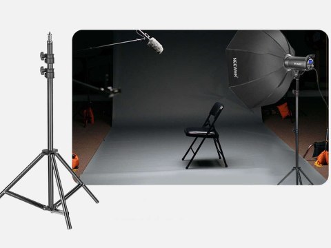 Alogy Statyw do lampy fotograficznej / aparatu / telefonu Alogy 1/4 cala Alogy Statyw do lampy fotograficznej / aparatu / telefonu Alogy 1/4 cala