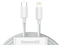 Baseus 2x Kabel 1.5m Baseus przewód USB-C Type C do Lightning PD 20W White