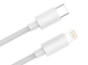 Baseus 2x Kabel 1.5m Baseus przewód USB-C Type C do Lightning PD 20W White