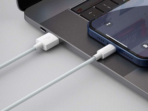 Baseus 2x Kabel 1.5m Baseus przewód USB do Lightning PD 2.4A White Baseus 2x Kabel 1.5m Baseus przewód USB do Lightning PD 2.4A White