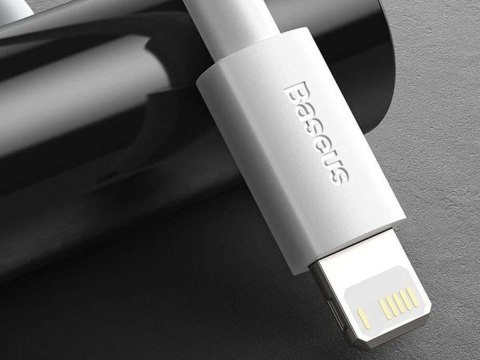 Baseus 2x Kabel 1.5m Baseus przewód USB do Lightning PD 2.4A White Baseus 2x Kabel 1.5m Baseus przewód USB do Lightning PD 2.4A White