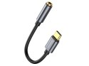 Baseus Adapter Audio Baseus L54 USB-C na mini Jack 3.5mm DAC do Słuchawek Czarny