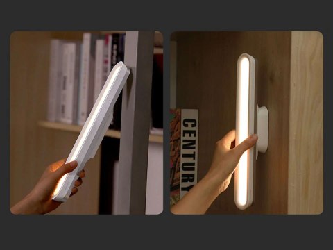 Baseus Baseus Magnetyczna Lampa LED do kuchni pokoju pod szafkę Biała Baseus Baseus Magnetyczna Lampa LED do kuchni pokoju pod szafkę Biała