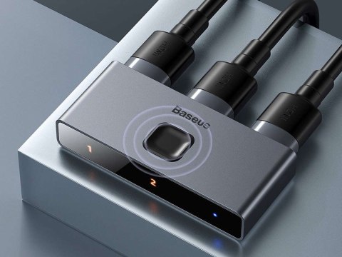 Baseus Dwukierunkowy rozdzielacz Baseus Switcher Full HDMI 4K 30Hz 2x1/ 1x2 Baseus Dwukierunkowy rozdzielacz Baseus Switcher Full HDMI 4K 30Hz 2x1/ 1x2