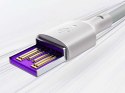 Baseus Kabel 1.5m przewód x2 Baseus USB - USB-C Type C PD QC AFC 40W 5A White