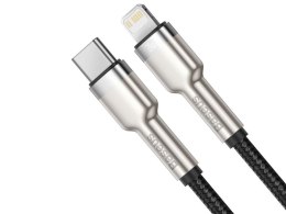 Baseus Kabel 1m Baseus Metal przewód USB-C Type C na Lightning PD 20W Black