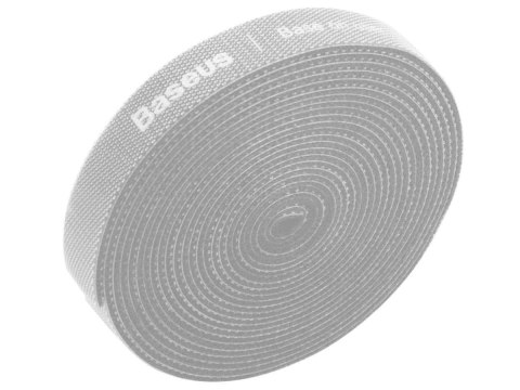 Baseus Taśma rzep Baseus organizer opaska do kabli Circle Velcro Strap 3m Szara Baseus Taśma rzep Baseus organizer opaska do kabli Circle Velcro Strap 3m Szara