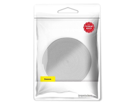 Baseus Taśma rzep Baseus organizer opaska do kabli Circle Velcro Strap 3m Szara Baseus Taśma rzep Baseus organizer opaska do kabli Circle Velcro Strap 3m Szara
