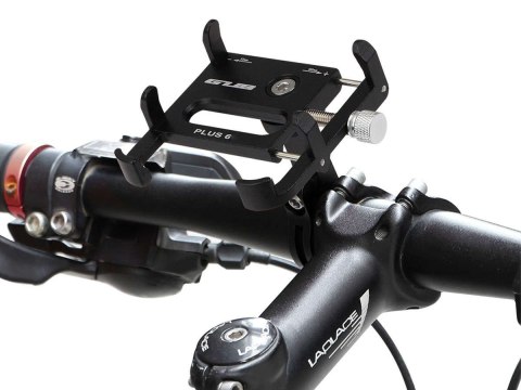GUB Uchwyt rowerowy motocyklowy GUB Plus 6 na telefon smartfon aluminiowy czarny GUB Uchwyt rowerowy motocyklowy GUB Plus 6 na telefon smartfon aluminiowy czarny