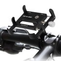 GUB Uchwyt rowerowy motocyklowy GUB Plus 6 na telefon smartfon aluminiowy czarny