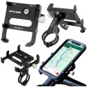 GUB Uchwyt rowerowy motocyklowy GUB Plus 6 na telefon smartfon aluminiowy czarny