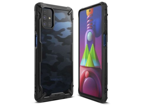 Ringke Etui na telefon Ringke Fusion X do Samsung Galaxy M51 Camo Black Ringke Etui na telefon Ringke Fusion X do Samsung Galaxy M51 Camo Black