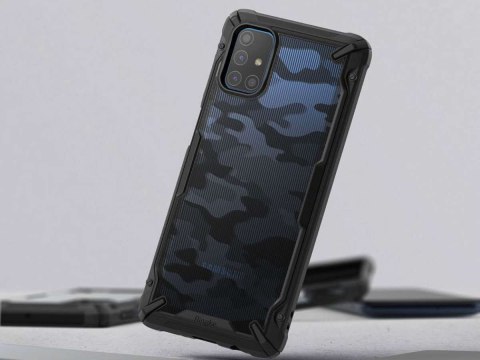 Ringke Etui na telefon Ringke Fusion X do Samsung Galaxy M51 Camo Black Ringke Etui na telefon Ringke Fusion X do Samsung Galaxy M51 Camo Black