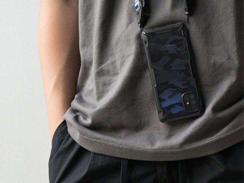Ringke Etui na telefon Ringke Fusion X do Samsung Galaxy M51 Camo Black Ringke Etui na telefon Ringke Fusion X do Samsung Galaxy M51 Camo Black