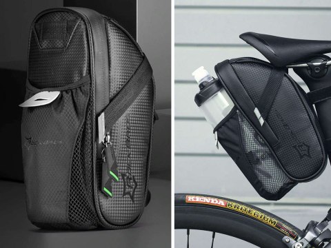 RockBros Torba sakwa rowerowa pod siodełko na bidon/ narzędzia RockBros C7-1 Czarne RockBros Torba sakwa rowerowa pod siodełko na bidon/ narzędzia RockBros C7-1 Czarne
