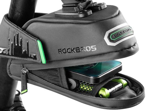 RockBros Wodoodporne etui rowerowe pod siodełko na narzędzia RockBros C27-1 Czarne RockBros Wodoodporne etui rowerowe pod siodełko na narzędzia RockBros C27-1 Czarne