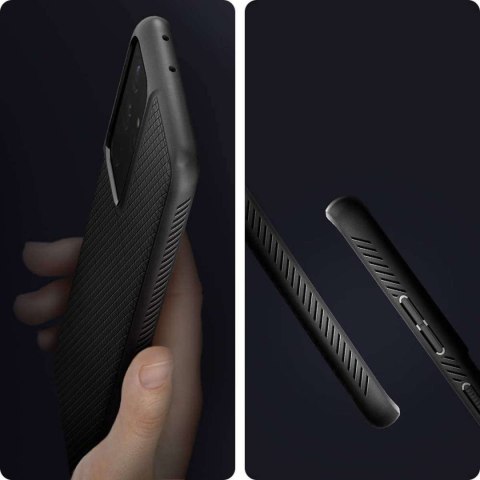 Spigen Etui Spigen Liquid Air do Samsung Galaxy S21 Ultra Matte Black Spigen Etui Spigen Liquid Air do Samsung Galaxy S21 Ultra Matte Black