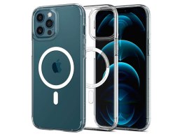 Spigen Etui Spigen Ultra Hybrid Mag do MagSafe Apple iPhone 12/ 12 Pro Crystal Clear