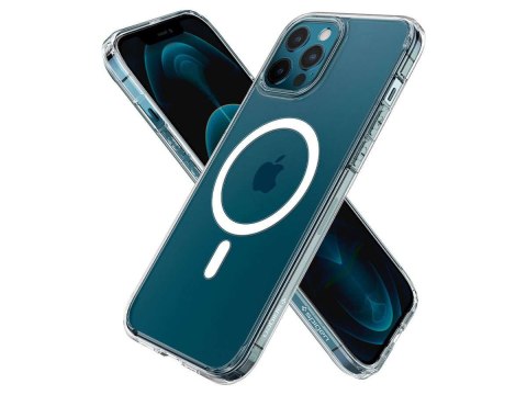 Spigen Etui Spigen Ultra Hybrid Mag do MagSafe Apple iPhone 12/ 12 Pro Crystal Clear Spigen Etui Spigen Ultra Hybrid Mag do MagSafe Apple iPhone 12/ 12 Pro Crystal Clear