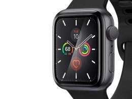 Spigen Szkło hybrydowe x2 Spigen ProFlex Ex Fit do Apple Watch 4/5/6/SE 40mm Black