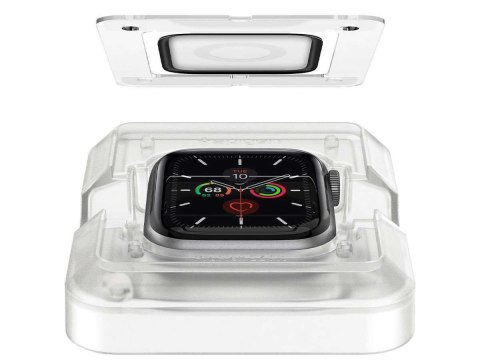 Spigen Szkło hybrydowe x2 Spigen ProFlex Ex Fit do Apple Watch 4/5/6/SE 40mm Black Spigen Szkło hybrydowe x2 Spigen ProFlex Ex Fit do Apple Watch 4/5/6/SE 40mm Black