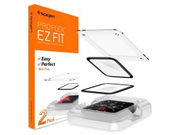 Spigen Szkło hybrydowe x2 Spigen ProFlex Ex Fit do Apple Watch 4/5/6/SE 44mm Black
