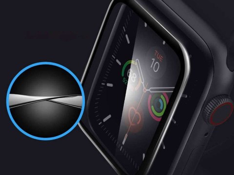 Spigen Szkło hybrydowe x2 Spigen ProFlex Ex Fit do Apple Watch 4/5/6/SE 44mm Black Spigen Szkło hybrydowe x2 Spigen ProFlex Ex Fit do Apple Watch 4/5/6/SE 44mm Black