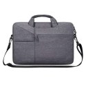 4kom.pl Torba etui PocketBag pokrowiec na ramię do laptopa 16 do MacBook Air/ Pro Dark Grey