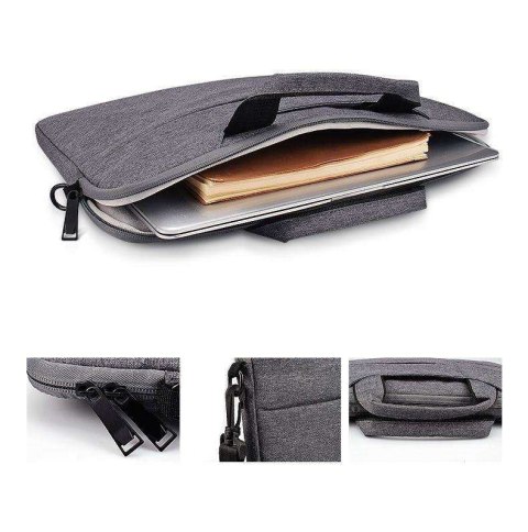 4kom.pl Torba etui PocketBag pokrowiec na ramię do laptopa 16 do MacBook Air/ Pro Dark Grey 4kom.pl Torba etui PocketBag pokrowiec na ramię do laptopa 16 do MacBook Air/ Pro Dark Grey
