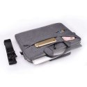 4kom.pl Torba etui PocketBag pokrowiec na ramię do laptopa 16 do MacBook Air/ Pro Dark Grey