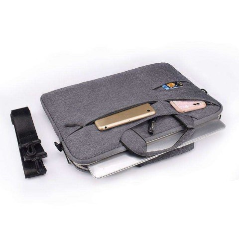 4kom.pl Torba etui PocketBag pokrowiec na ramię do laptopa 16 do MacBook Air/ Pro Dark Grey 4kom.pl Torba etui PocketBag pokrowiec na ramię do laptopa 16 do MacBook Air/ Pro Dark Grey