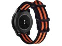 Alogy Pasek Alogy nylon strap do Huawei Watch GT 2 Pro 22 mm Pomarańczowo-czarny
