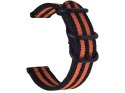 Alogy Pasek Alogy nylon strap do Huawei Watch GT 2 Pro 22 mm Pomarańczowo-czarny